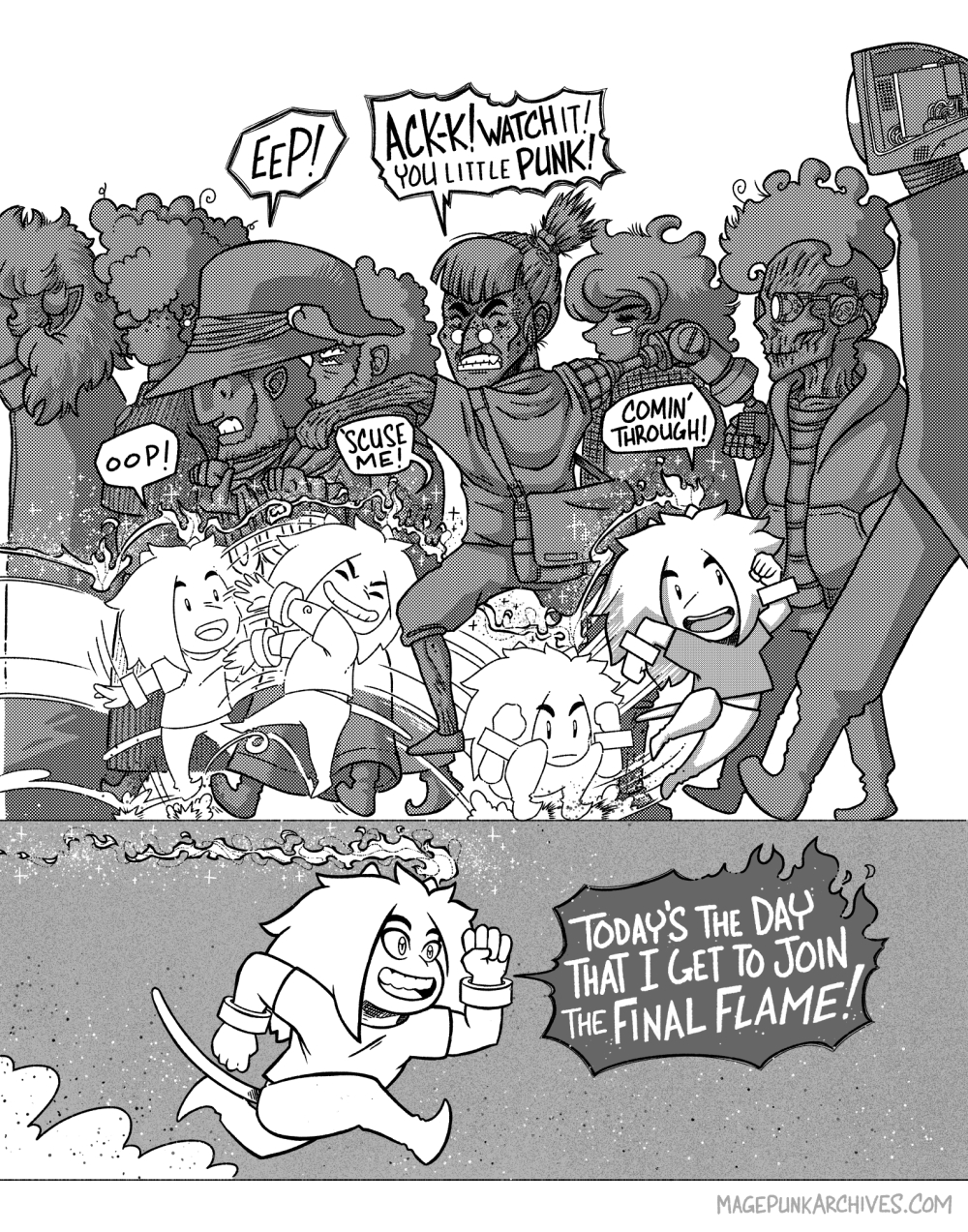 Let’s Go! Mage Punk and the Final Flame! – Page 4